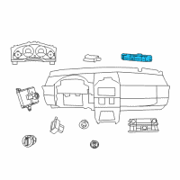 OEM 2012 Dodge Challenger Switch-Instrument Panel Diagram - 68079249AA