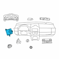 OEM 2015 Dodge Challenger Receiver-Wireless Ignition Node Diagram - 68105739AC