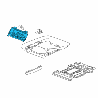 OEM Buick Envision Heater & AC Control Diagram - 23467327