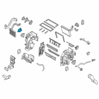 OEM Kia Cadenza Mode Actuator Diagram - 97157C1000