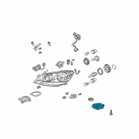 OEM Acura Control Unit Diagram - 33129-SJA-A01