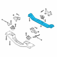 OEM 2017 Ford Transit-350 Transmission Crossmember Diagram - CK4Z-6A023-A
