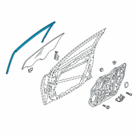 OEM 2019 Kia Forte Run Assembly-Fr Dr WDO G Diagram - 82540M7000