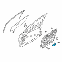 OEM 2021 Kia Forte Motor Assembly-Front Pow Diagram - 82450M6020