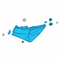 OEM 2022 Acura ILX Taillight Assembly, R Diagram - 33500-T3R-A71