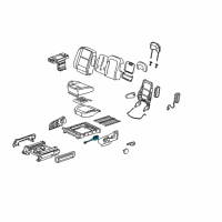 OEM 2008 Chevrolet Uplander Switch Asm, Driver Seat Adjuster *Ebony Diagram - 19151532