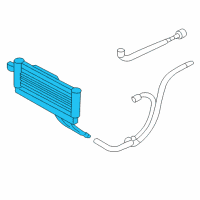 OEM Kia Optima Cooler Assembly-Oil Diagram - 254602G000