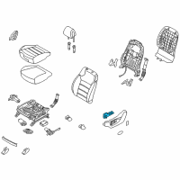 OEM Kia Sorento Switch Assembly-Power Front Diagram - 88521C6200