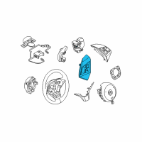OEM 2007 BMW 650i Mfl Switch, Left Diagram - 61-31-6-968-573