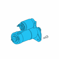 OEM 2004 Jeep Wrangler Starter Motor Diagram - 56041436AC