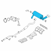 OEM BMW 428i xDrive Gran Coupe Rear Exhaust Flap Muffler Diagram - 18-30-7-645-938