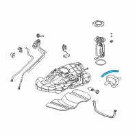 OEM 2002 Saturn LW300 Hose Asm, Fuel Tank Filler Diagram - 9177062