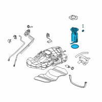 OEM 2001 Saturn LW200 Fuel Pump Diagram - 22710031