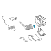 OEM 2015 Toyota Sienna Expansion Valve Diagram - 88515-08140