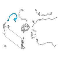 OEM 2022 Nissan Leaf Hose Flexible, High Diagram - 92490-6WK0B