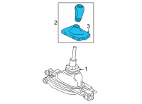 OEM Cadillac CT5 Shift Knob Diagram - 24046077