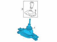 OEM Cadillac CT5 Shifter Diagram - 24045653