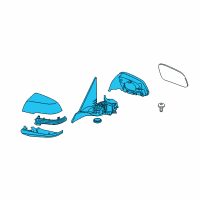 OEM 2018 BMW 230i xDrive Heated Outside Mirror, Left Diagram - 51-16-7-268-573