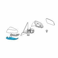 OEM 2013 BMW ActiveHybrid 3 Lower Housing Section, Grained, Right Diagram - 51-16-7-284-128