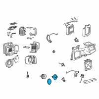 OEM 2001 Ford Explorer Sport Blower Motor Diagram - XC3Z-19805-CA