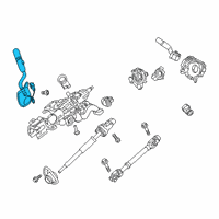 OEM 2018 Ford F-350 Super Duty Shifter Diagram - HC3Z-7A256-B