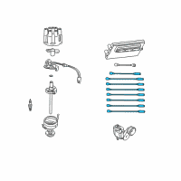 OEM 2000 Dodge Ram 1500 Cable Pkg-Ignition Diagram - 4728038AD