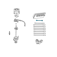 OEM 1995 Jeep Grand Cherokee CABLE/IGN-Ignition Coil Diagram - 56028398AB