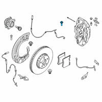 OEM BMW 740i Torx Screw With Washer Diagram - 34-10-6-864-424