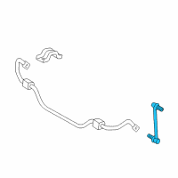 OEM Dodge Intrepid Sway Bar Link Diagram - 4782232AA