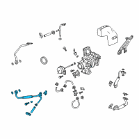 OEM Cadillac CT6 Water Feed Tube Diagram - 12683237