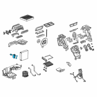 OEM 2019 GMC Terrain Expansion Valve Diagram - 84400227