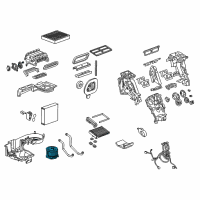 OEM 2020 GMC Terrain Blower Motor Diagram - 84530595