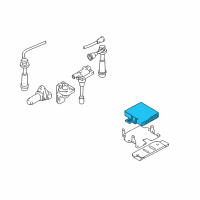 OEM 1999 Chevrolet Tracker Fuel Injection Controller(On Esn) Diagram - 91175799