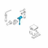 OEM Chevrolet Metro Ignition Coil Assembly (On Esn) Diagram - 30020581