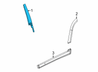 OEM Jeep Grand Cherokee L APPLIQUE-B Pillar Diagram - 68375058AB