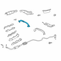 OEM Chevrolet Beretta Cross Over Pipe Diagram - 24507946