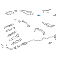 OEM 1999 Pontiac Grand Am Bracket-Exhaust Pipe Heat Shield Diagram - 22647448