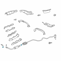 OEM 2003 Pontiac Grand Am Gasket-Catalytic Converter Diagram - 22545047