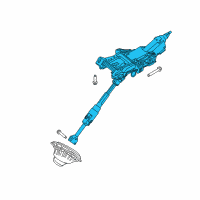 OEM 2017 Lincoln MKC Column Assembly Diagram - EJ7Z-3C529-J