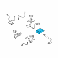 OEM 2004 Infiniti I35 CANISTER Assembly-EVAPORATION Diagram - 14950-4L60C