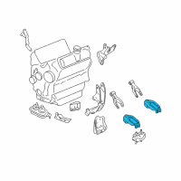 OEM 2009 Chevrolet Impala Strut Mount Diagram - 10345904