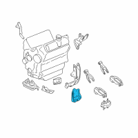 OEM Saturn Relay Bracket-Trans Mount Trans Side *Black Diagram - 10274687