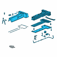 OEM Chevrolet Volt Battery Assembly Diagram - 22944871