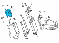 OEM Cadillac CT4 Bracket Diagram - 84572819