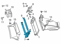 OEM 2022 Cadillac CT5 Lower Bracket Diagram - 84849419