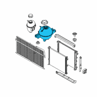 OEM 2020 BMW X4 Coolant Expansion Tank Diagram - 17-13-8-742-660