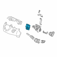 OEM 2012 Honda Civic Switch, Steering Diagram - 35130-TR0-A01