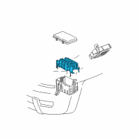 OEM 2008 Toyota Tacoma Fuse & Relay Box Diagram - 82741-04020