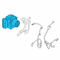 OEM Hyundai Accent Brake Hydraulic Unit Assembly Diagram - 58920-H9380