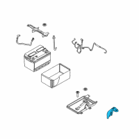 OEM Lincoln Support Bracket Diagram - 6E5Z-10A666-AA